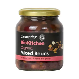 Hỗn Hợp Đậu Hữu Cơ, Bio Kitchen, Organic Mixed Beans (350g) - CLEARSPRING